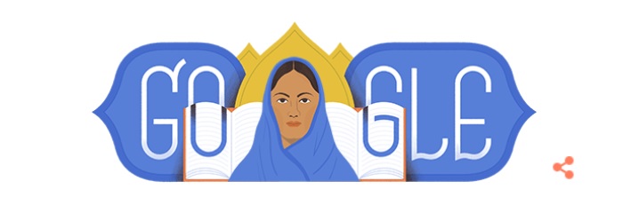 Google Doodle :-टुडे सम्मानित फातिमा शेख 191वीं जयंती