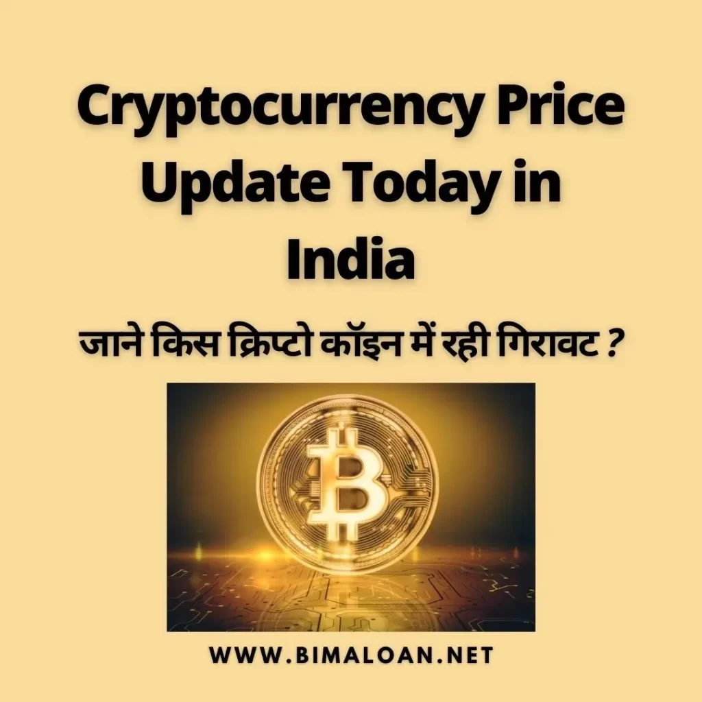 Cryptocurrency Price Update Today in India: जाने किस क्रिप्टो कॉइन में रही गिरावट ?