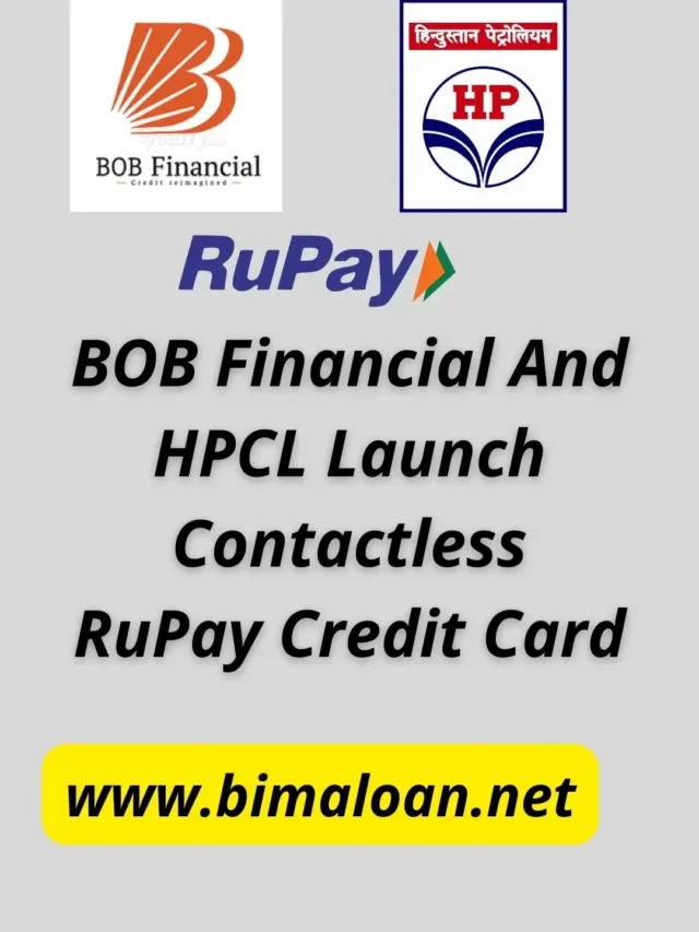 BOB Financial And HPCL Launch Contactless RuPay Credit Card