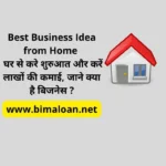 Best Business Idea from Home : घर से करे शुरुआत और करें लाखों की कमाई, जाने क्या है बिजनेस ?