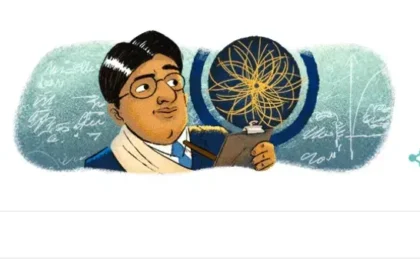 Satyendra Nath Bose को Google Doodle के द्वारा श्रद्धांजलि दी.