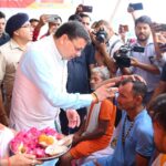 Kanwar Yatra 2022 Haridwar : सीएम धामी के द्वारा कावड़ियों का भव्य स्वागत किया गया हरिद्वार में .