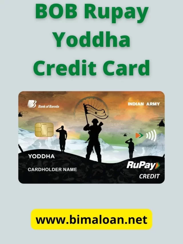 BOB Rupay Yoddha Credit Card