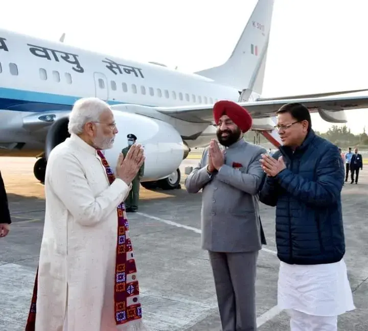 PM Modi Visit Uttarakhand Pictures. 11