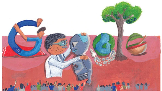कोलकाता के श्लोक मुखर्जी Doodle for Google 2022 contest के भारत के विजेता हैं.