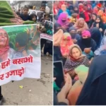 Uttarakhand: Haldwani के अतिक्रमणकारियों ने अदालत के बेदखली आदेशों का विरोध किया, पुनर्वास की मांग की और सड़कों पर इस्लामी नमाज अदा की.
