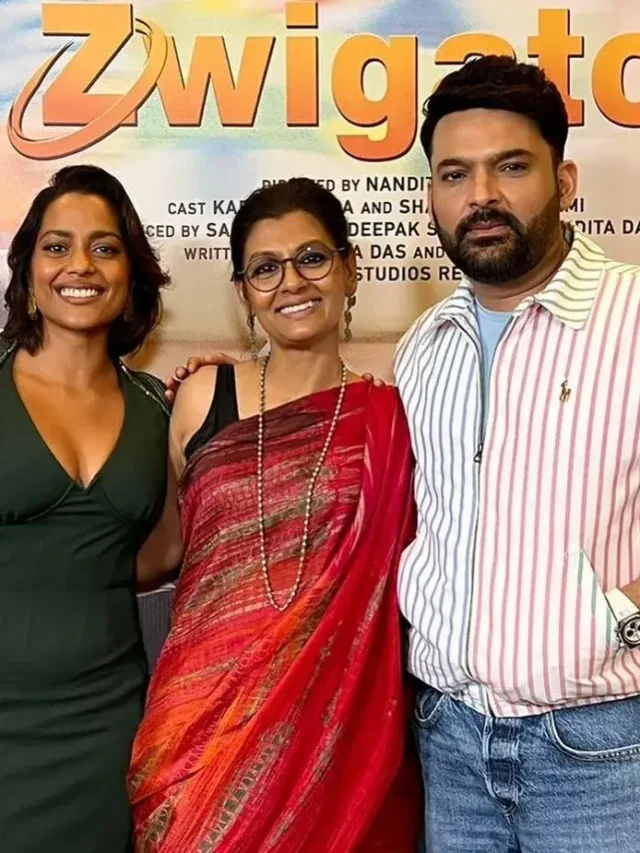 Film Zwigato actor Kapil Sharma, filmmaker Nandita Das and actress Shahana Goswami