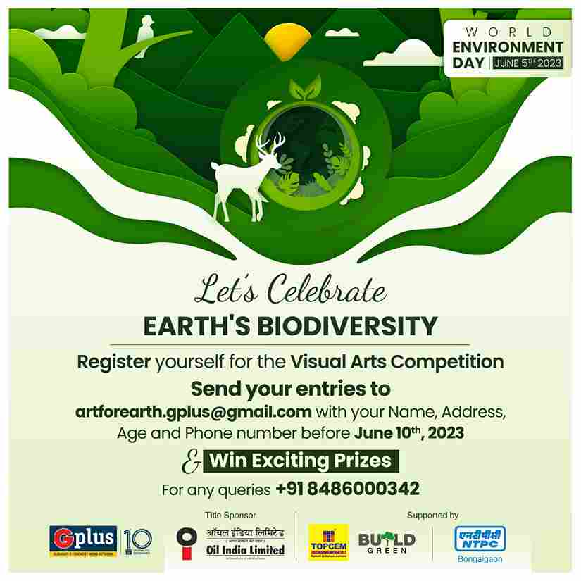 G Plus Organized Visual Art Competitions on World Environment Day.