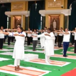International Day of Yoga Celebrated By President of India.