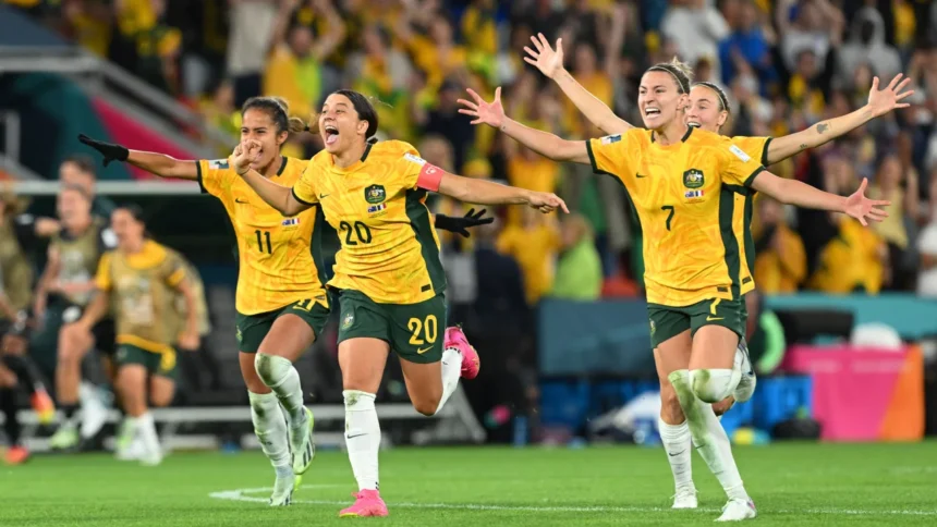 Football Women's World Cup 2023 : Australia Advances to Women's World Cup Semifinals with Thrilling Penalty Shootout Victory Against France.
