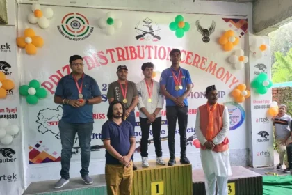 उत्तराखण्ड स्टेट शूटिंग चैंपियनशिप प्रतियोगिता (2023) में सुमित शर्मा को ट्रैप और डबल ट्रैप प्रतियोगिता में 4 गोल्ड मेडल प्राप्त हुए।