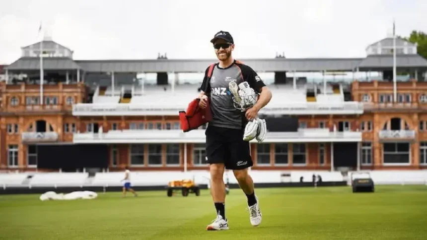 Kane Williamson Prepares to Test Recovered Knee in World Cup 2023 Warm-Ups.