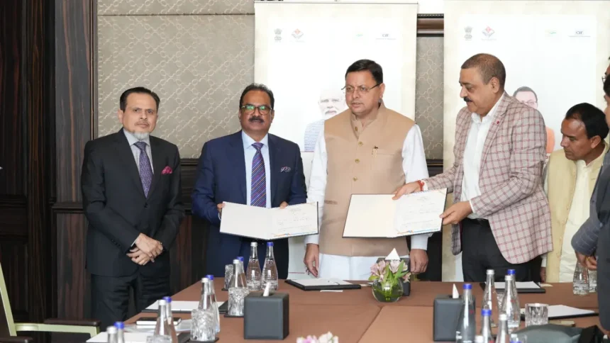 उत्तराखंड के मुख्यमंत्री धामी ने अबू धाबी में उद्योग जगत के नेताओं के साथ 3,550 करोड़ रुपये के समझौता ज्ञापन पर हस्ताक्षर किए.