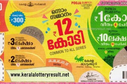 Kerala State Lotteries Casargotta Double Delight
