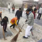 Namo Namo Morcha भारत ने सेक्टर 4 शिव हनुमान मंदिर में सफाई अभियान चलाया।