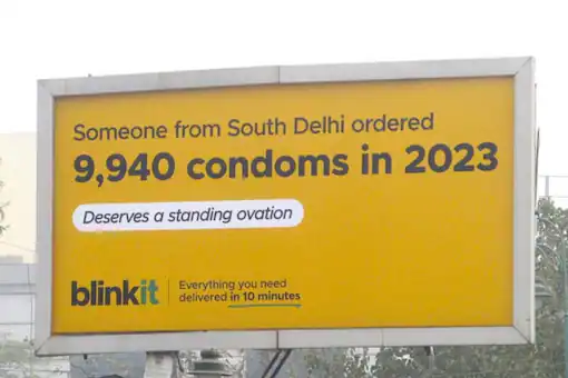 South Delhi Resident Orders 9940 Condoms in 2023.