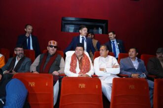 मुख्यमंत्री धामी ने कैबिनेट मंत्रियों और विधायकों के साथ फिल्म "Article 370" फिल्म देखी।