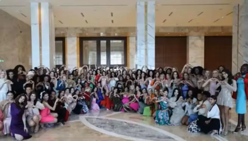 अंतर्राष्ट्रीय महिला दिवस पर वैश्विक एकता: 71st Miss World Contestants एकजुट हुईं।