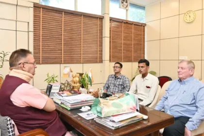 यूरेटेक इंडिया प्राइवेट लिमिटेड के प्रतिनिधिमंडल ने आधुनिक सड़क प्रौद्योगिकी पर चर्चा के लिए मंत्री गणेश जोशी से मुलाकात की.
